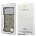 Guess 4G Charms Collection MagSafe Apple iPhone 17 Pro brown