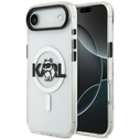 Karl Lagerfeld IML Choupette Sketch Logo MagSafe Apple iPhone Air clear