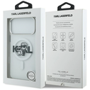 Karl Lagerfeld IML Glitter Karl & Choupette Sketch Logo MagSafe Apple iPhone 17 Pro Max clear