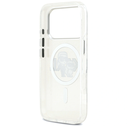 Karl Lagerfeld IML Glitter Karl & Choupette Sketch Logo MagSafe Apple iPhone 17 Pro clear