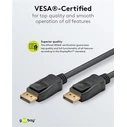 Goobay Cable DisplayPort male - DisplayPort male 1m Μαύρο (74777)