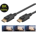 Goobay Cable DisplayPort male - DisplayPort male 1m Μαύρο (74777)