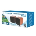 Soundbar Esperanza Usb s 2.0 Ballad