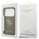 Guess Grained Big 4G Classic Logo Apple iPhone 17 Pro brown
