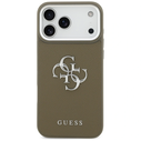 Guess Grained Big 4G Classic Logo Apple iPhone 17 Pro Max brown