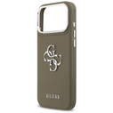 Guess Grained Big 4G Classic Logo Apple iPhone 17 Pro Max brown