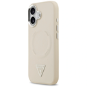 Guess Triangle Logo MagSafe Apple iPhone 17 beige