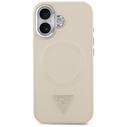 Guess Triangle Logo MagSafe Apple iPhone 17 beige