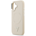 Guess Triangle Logo MagSafe Apple iPhone 17 beige
