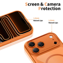 Tech-Protect Magpeak MagSafe CC Apple iPhone 17 Pro Cosmic Orange/clear