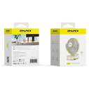Mini Desk fan AWEI F45 with Clip 1200mAh White