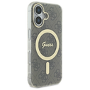Guess Apple iPhone 16 hardcase IML 4G MagSafe brown