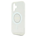 Guess Apple iPhone 16 hardcase IML Rhinestones MagSafe white