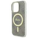 Guess Apple iPhone 16 Pro Max hardcase IML 4G MagSafe brown