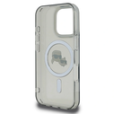 Karl Lagerfeld Apple iPhone 16 Pro hardcase IML Metal Karl&Choupette Head MagSafe black