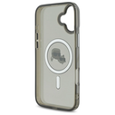 Karl Lagerfeld Apple iPhone 16 Plus hardcase IML Metal Karl&Choupette Head MagSafe black
