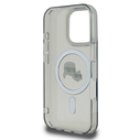 Karl Lagerfeld Apple iPhone 16 Pro Max hardcase IML Metal Karl&Choupette Head MagSafe black