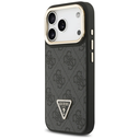 Guess 4G PU Triangle Logo & Stand Camera MagSafe Apple iPhone 17 Pro black