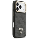 Guess 4G PU Triangle Logo & Stand Camera MagSafe Apple iPhone 17 Pro black