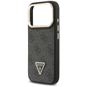 Guess 4G PU Triangle Logo & Stand Camera MagSafe Apple iPhone 17 Pro black