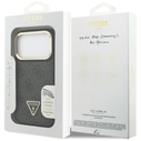 Guess 4G PU Triangle Logo & Stand Camera MagSafe Apple iPhone 17 Pro black