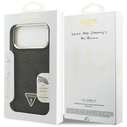 Guess 4G PU Triangle Logo & Stand Camera MagSafe Apple iPhone 17 Pro Max black