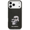 Karl Lagerfeld IML Aquarelle Karl & Choupette & Logo MagSafe Apple iPhone 17 Pro black