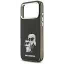 Karl Lagerfeld IML Aquarelle Karl & Choupette & Logo MagSafe Apple iPhone 17 Pro black