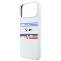 BMW M Silicon Horizontal Line MagSafe Apple iPhone 17 Pro Max white