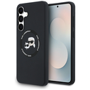 Karl Lagerfeld Silicone Karl&Choupette Heads MagSafe Samsung Galaxy S25 FE black
