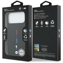 BMW M Silicon Tricolor Line MagSafe for Apple iPhone 17 Pro Max black