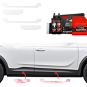 GrizzGlass BodyShield Door Sill Protection Film SsangYong Korando (2023-2025) [4in1]