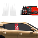 GrizzGlass BodyShield Car Pillar Protective Film Dacia Spring (2024-2025) [4in1]