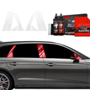 GrizzGlass BodyShield Car Pillar Protective Film Audi A4 Avant (2019-2024) [10in1]