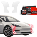 GrizzGlass BodyShield Protective Film For Bumpers Tesla Model 3 (2017-2020) [2in1] 