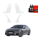 GrizzGlass BodyShield Car Pillar Protective Film Audi A6 C8 Sedan (2018-2023) [10in1]