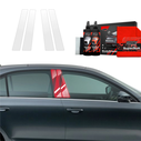 GrizzGlass BodyShield Car Pillar Protective Film Skoda Octavia 3 (2017-2020) [4in1]
