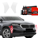 GrizzGlass BodyShield Protective Film For Bumpers Skoda Karoq Facelift (2022-2026) [2in1] 