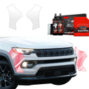 GrizzGlass BodyShield Protective Film For Bumpers Jeep Compass (2020-2024) [2in1] 