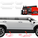 GrizzGlass BodyShield Door Sill Protection Film Hyundai Santa Fe (2023-2025) [4in1]