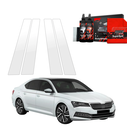 GrizzGlass BodyShield Car Pillar Protective Film Skoda Superb 3 Liftback (2019-2023) [4in1]