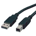 Roline USB 2.0 Cable USB-A male to USB-B male 3 m (11.02.8830)