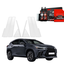 GrizzGlass BodyShield Car Pillar Protective Film Lexus NX 350h (2021-2023) [10in1]