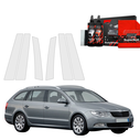 GrizzGlass BodyShield Car Pillar Protective Film Skoda Superb 2 Kombi (2009-2013) [6in1]