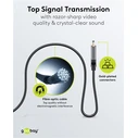 Goobay HDMI 2.1 Ultra High Speed 48Gbps 4K 120Hz HDR VRR Cable HDMI male - HDMI male 50m Μαύρο 76278