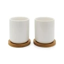 Bredemeijer Bamboo Mug White 200ml 142013 (2 pcs)