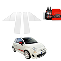 GrizzGlass BodyShield Car Pillar Protective Film Abarth 500 (2016-2023) [6in1]