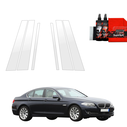 GrizzGlass BodyShield Car Pillar Protective Film BMW 5 F10 Sedan PreLCI (2010-2012) [6in1]