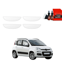 GrizzGlass BodyShield Protective Film For Door Handles Fiat Panda 3 Hatchback 5D (2011-2016) [4in1]