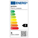 GOOBAY επιτραπέζιο φωτιστικό 76573 RGBW, dimmable, επαναφορτιζόμενο έως 122.3cm, μαύρο